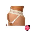 Jockstrap Fist Large Bande Blanc Jockstrap Fist Large Bande Blanc