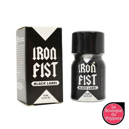 Poppers Iron Fist Black Label 10ml Pentyl pas cher