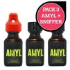 Pack 3 Amyl + Sniffer Pack 3 Amyl + Sniffer