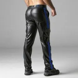 Pantalon MASSIVE RUDE Noir-Bleu