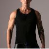 Débardeur ZIPPER VEST Noir-Bleu Débardeur ZIPPER VEST Noir-Bleu