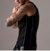 Débardeur ZIPPER VEST Noir-Bleu Débardeur ZIPPER VEST Noir-Bleu