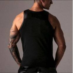 Débardeur ZIPPER VEST Noir