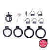 Cage de chasteté courte Lyfy 4 x 3.3cm Noire Cage de chasteté courte Lyfy 4 x 3.3cm Noire