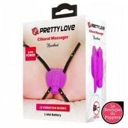 Vibro de Culotte avec Harnais Heartbeat