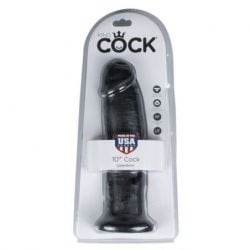 Gode king Cock 24 x 6.4cm Noir