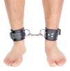 Menottes en cuir pour chevilles Noir Menottes en cuir pour chevilles Noir