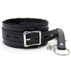 Collier Laisse Fur Noir Collier Laisse Fur Noir