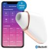 Stimulateur de clitoris connecté Love Triangle Satisfyer Blanc Stimulateur de clitoris connecté Love Triangle Satisfyer Blanc