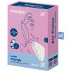 Stimulateur de clitoris connecté Love Triangle Satisfyer Blanc Stimulateur de clitoris connecté Love Triangle Satisfyer Blanc
