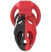 Cage de chasteté Dinoz 6.5 x 3cm Noir-Rouge Cage de chasteté Dinoz 6.5 x 3cm Noir-Rouge