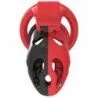 Cage de chasteté Dinoz 6.5 x 3cm Noir-Rouge