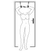 Menottes pour porte Door Jam Simili Menottes pour porte Door Jam Simili