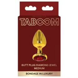 Plug bijou anal Jewel Taboom 7.5 x 3.3cm