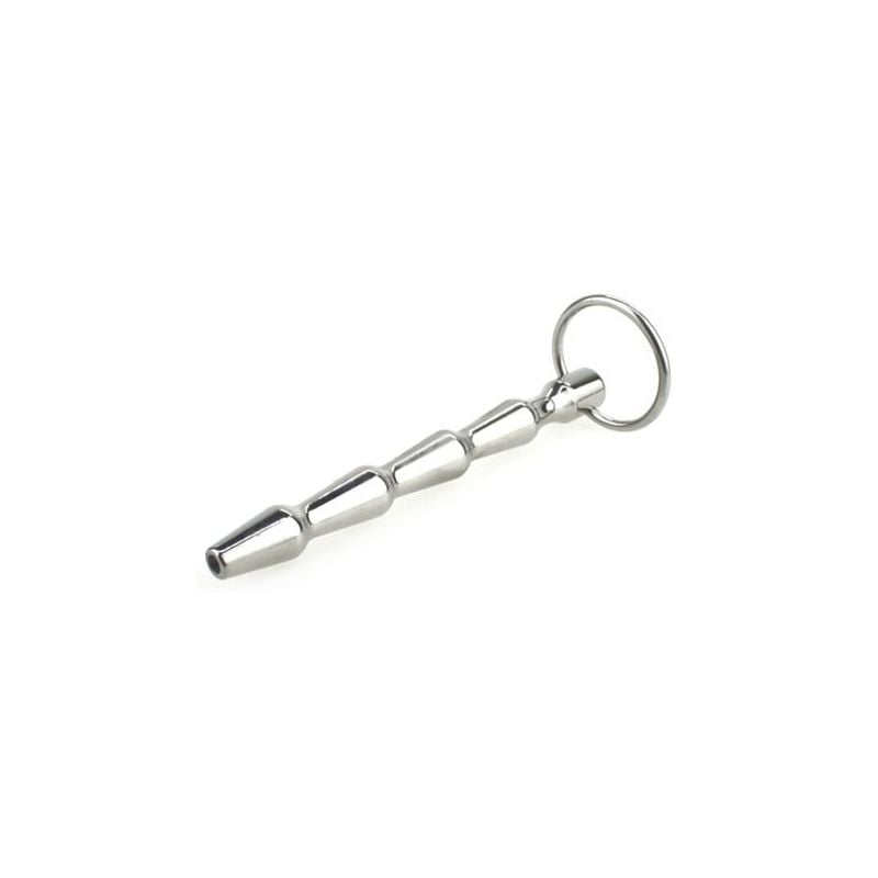 Plug d'urètre percé Long Notch 10.5cm - Diamètre 12mm pas cher