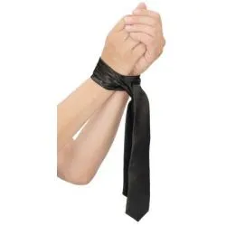 Cravate Bandeau Tie Me Up Noire pas cher