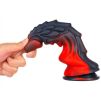 Gode Dragon Zomay 18 x 6cm Noir-Rouge Gode Dragon Zomay 18 x 6cm Noir-Rouge