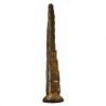 Gode long Monster RattleSnake 45 x 5.5cm Doré pas cher