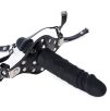 Bâillon avec gode Strap Dick 12cm Bâillon avec gode Strap Dick 12cm