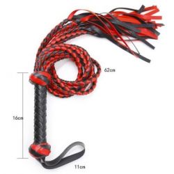 Martinet long Tigress 78cm Noir-Rouge