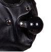 Cagoule avec Masque et Bâillon Blind Mask Gag Noire Cagoule avec Masque et Bâillon Blind Mask Gag Noire