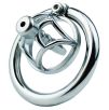 Cage de chasteté en métal avec Plug d'urètre Hexy 3 x 3.3cm Cage de chasteté en métal avec Plug d'urètre Hexy 3 x 3.3cm