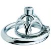 Cage de chasteté en métal avec Plug d'urètre Hexy 3 x 3.3cm Cage de chasteté en métal avec Plug d'urètre Hexy 3 x 3.3cm