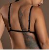 Ensemble Soutien-Gorge String Open Cup Noir Ensemble Soutien-Gorge String Open Cup Noir