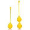 Boules de Kegel en silicone Balls Training Jaunes Boules de Kegel en silicone Balls Training Jaunes