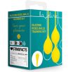 Boules de Kegel en silicone Balls Training Jaunes Boules de Kegel en silicone Balls Training Jaunes