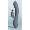 Vibro Rabbit Fingering Motion 23 cm Gris