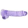 Gode Crystal Clear 19 x 4.5cm Violet