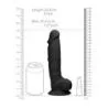 Gode Silicone realrock ventouse 18 x 4.5 cm