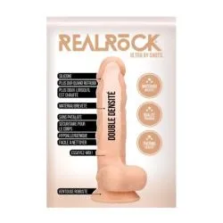 Gode Silicone realrock ventouse 18 x 4.5 cm