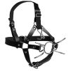Bâillon avec Crochet nasal Gag Cross noir Bâillon avec Crochet nasal Gag Cross noir