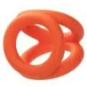 Ballstretcher en silicone Alpha Tri-Ring 38 mm Orange