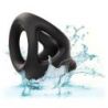 Ballstretcher en silicone Alpha Dual 37 mm Noir