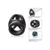 Ballstretcher en silicone Alpha Dual 37 mm Noir Ballstretcher en silicone Alpha Dual 37 mm Noir