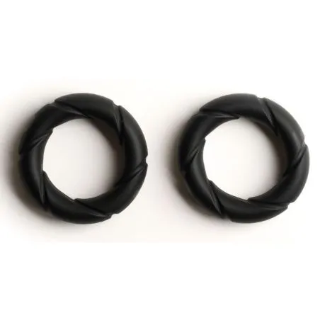 Lot de 2 Cockrings Ready Rings Noirs pas cher