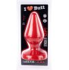 Plug Classic XXL I Love Butt 20 x 9 cm Rouge Plug Classic XXL I Love Butt 20 x 9 cm Rouge
