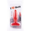 Plug Slim L I Love Butt 14 x 4.8 cm Rouge Plug Slim L I Love Butt 14 x 4.8 cm Rouge
