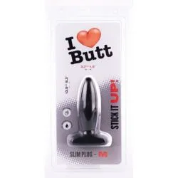 Plug Slim M I Love Butt 11 x 3.7 cm Noir