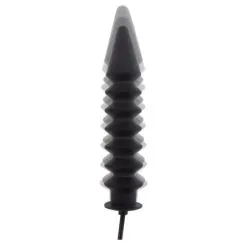 Gode gonflable Expert Ribbed 28 x 6 cm Noir