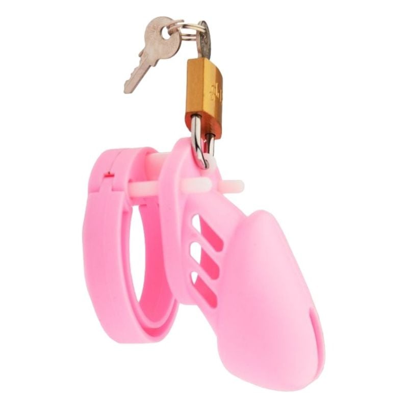 Cage de Chasteté Sily 7 x 3.3cm Rose pas cher