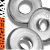 Lot de 3 Cockrings Ringer Max 20 mm Transparents Lot de 3 Cockrings Ringer Max 20 mm Transparents