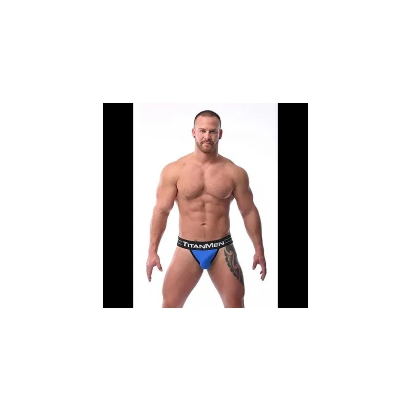 Jockstrap Bleu TitanMen pas cher