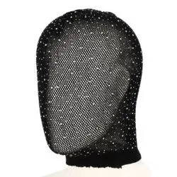 Cagoule en Résille avec Strass Diamands pas cher