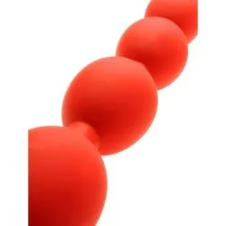 Boules anales Stretch Eggs L 47 x 6 cm Rouges