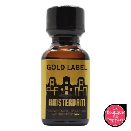 Poppers Amsterdam Gold Label 24ml Amyl pas cher