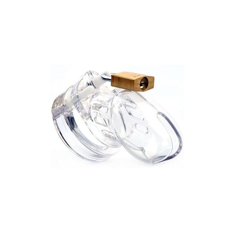 Cage de chasteté MINI LOCKY 6 x 3.2 cm Transparente pas cher